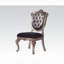 Chaise d'appoint capitonnée (ensemble de 2)