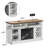 Maritsa TV Stand For TVs Up To 70" With Electric Fireplace Included, Farmhouse TV Console & Entertainment center with LED Lights for Living Room, Bedroom-1097607448