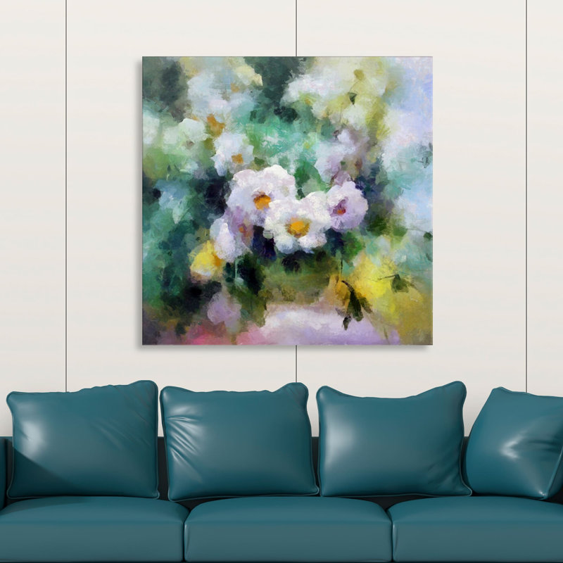 " Flowers 31 ", 12" H x 12" W x 1.5" D