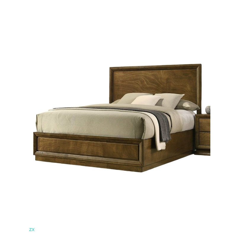 Mobilier de chambre à coucher en bois massif, Lit simple