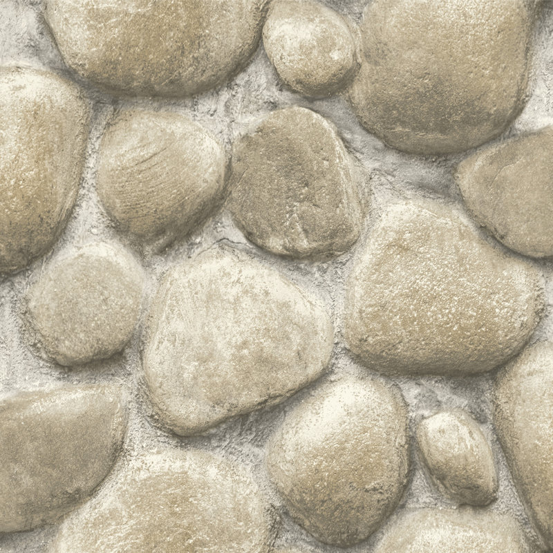 Papier peint Root Rock, Gris