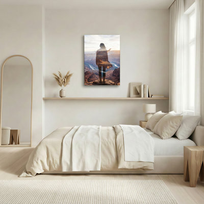 «Nature Silhouette», ensemble de 1 reproduction d'art sur toile