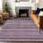 Luthyra Purple Washable Indoor-Outdoor Rug - LOOMLAN-1590518049