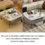 Corzine Four Leg Coffee Table with Storage