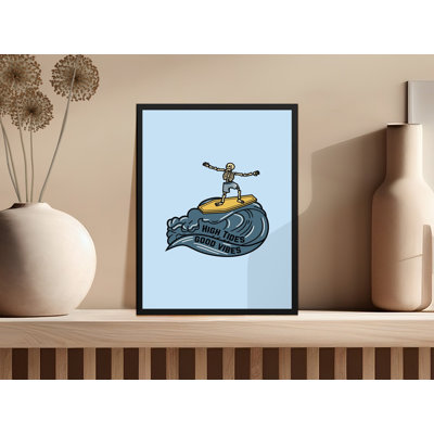 Chalres Single Picture Frame Print