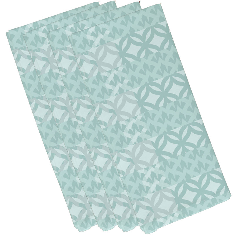 Ensemble de serviettes 4 pièces Aksel, Bleu