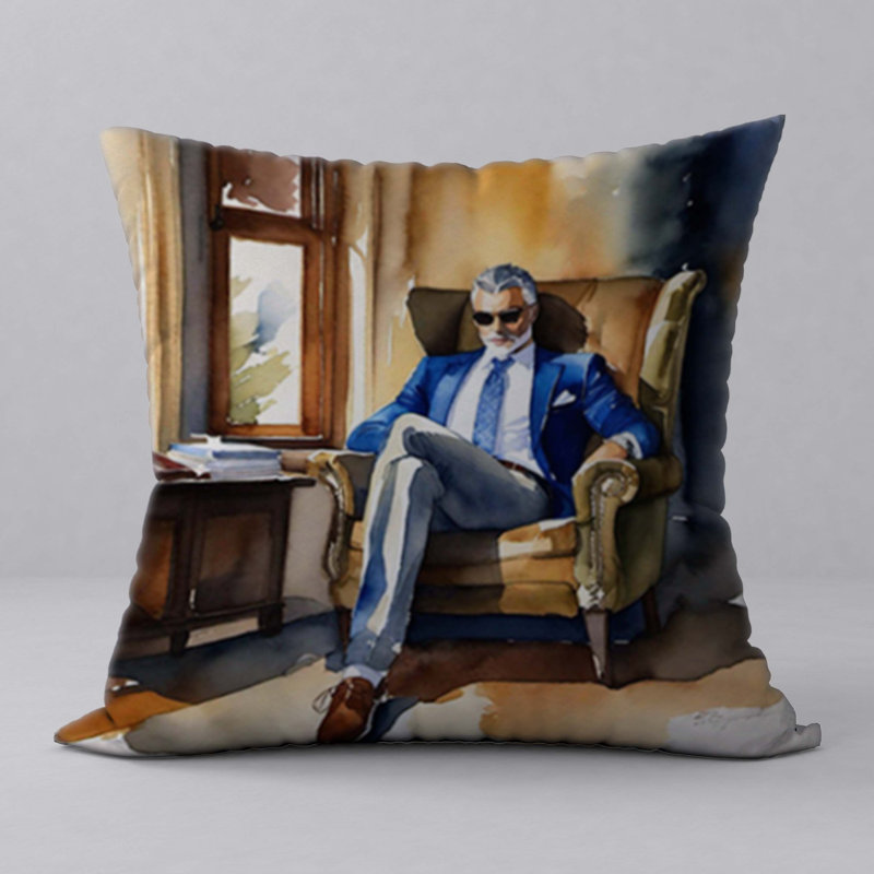 Housse et insert de coussin décoratif en polyester