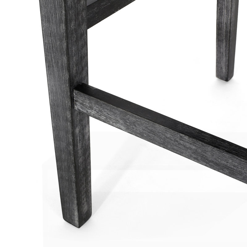 Tabourets de comptoir rembourrés de 30,5 po, Gris clair / gris, 1