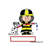 Personalized Friendly Folks Future Fire Fighter - Male Rhinestone Bordered Key Chain-106952753