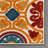  Dorado Audun Modern Indoor / Outdoor Geometric Red Hi-Lo Area Rug-69610248