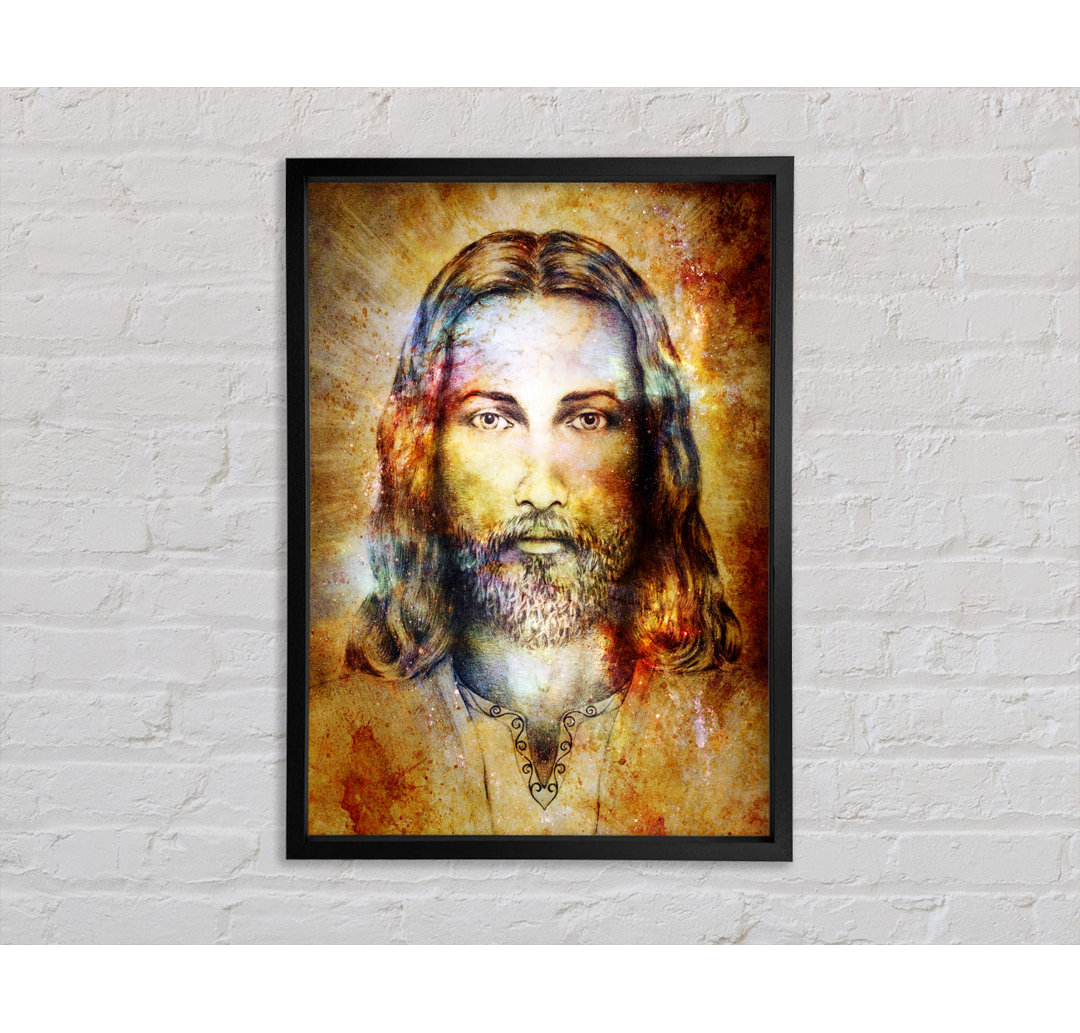 Jesus - Einzelner Bilderrahmen Kunstdrucke auf Leinwand