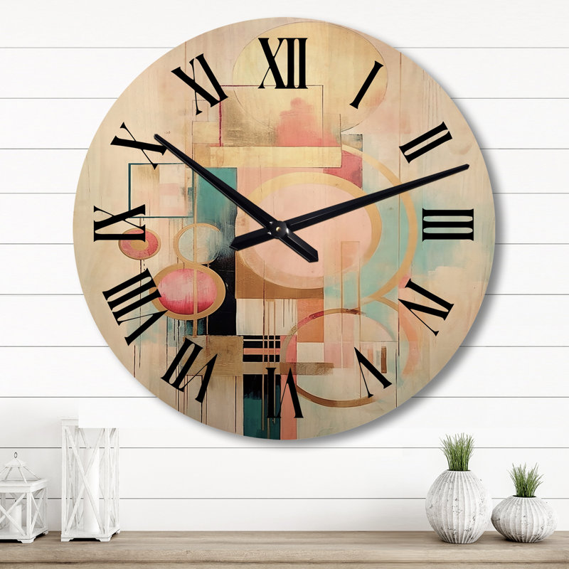 Horloge murale pastel Grace, Grand