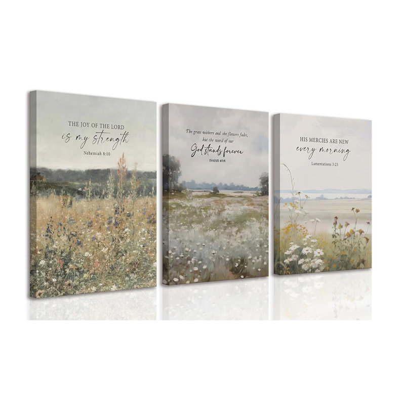 3 Piece Wrapped Canvas Print