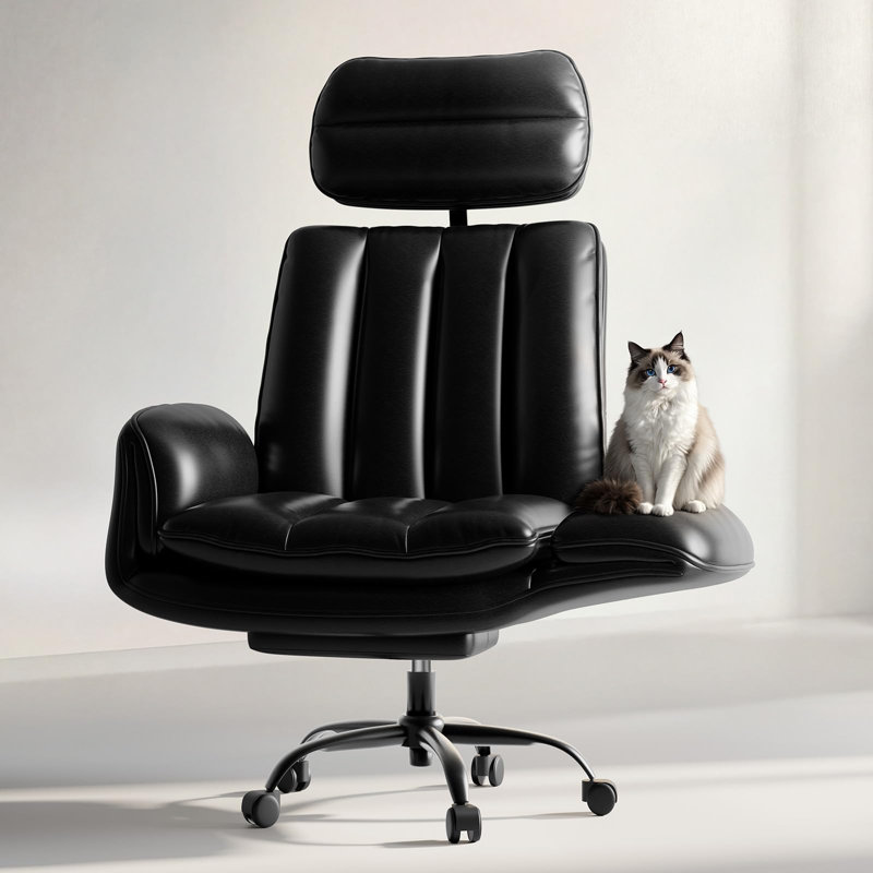 Big and Tall Criss Cross Office Chair with Armrests & Wheels, Comfy Velvet Vanity Chair, Ergonomic Executive Gaming Computer Chairs with Foot Rest, Wide Seat Reclining Desk Chair
