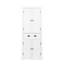Armoire de rangement 72 po, armoire autoportante traditionnelle avec 4 portes et tablettes réglables, grand tiroir central