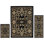 Dodington 3 Piece Coordinating Modern Floral Scroll Border High Traffic Indoor Area Rug