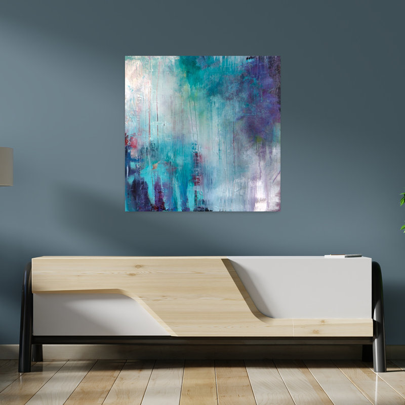 La beauté de l'inconnu, art contemporain abstrait, H 36 po x l 36 po