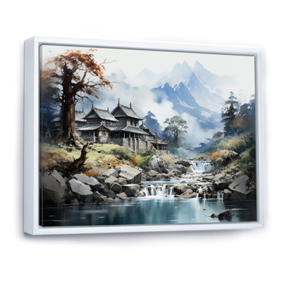 Bernest China Art Misty Mountain sur toile