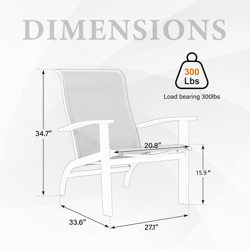 Lantha Patio Lounge Chair, White, Pink