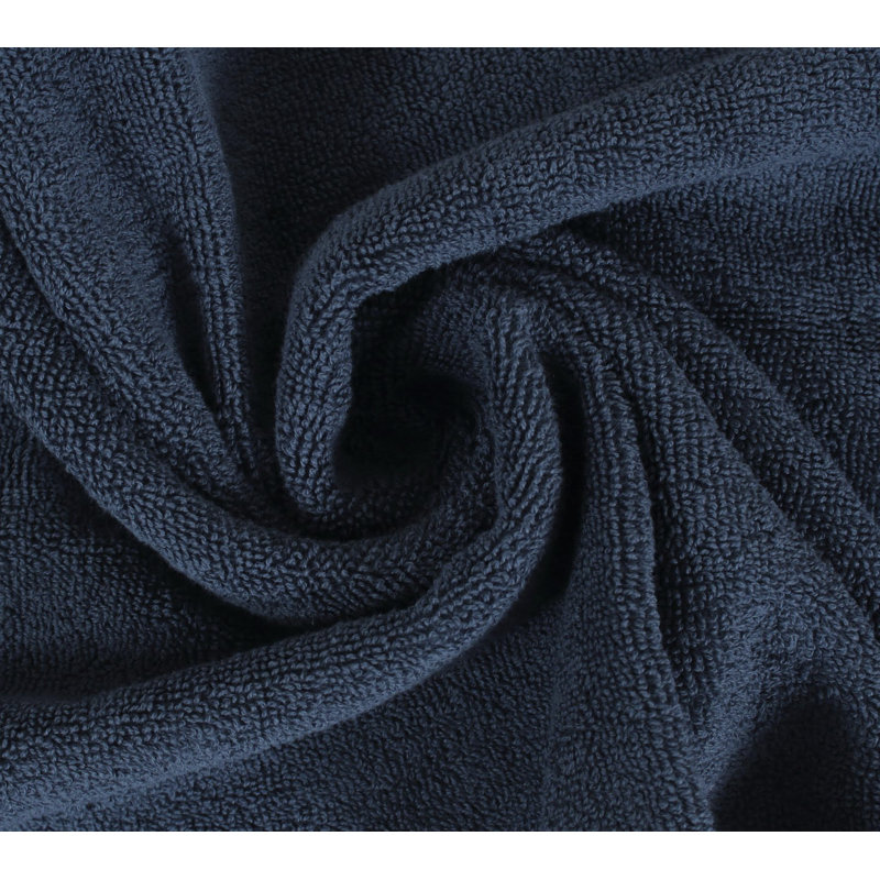 Ensemble de serviettes 6 pièces Iasos, Bleu marine