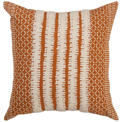 100% Cotton Filled Throw Pillow