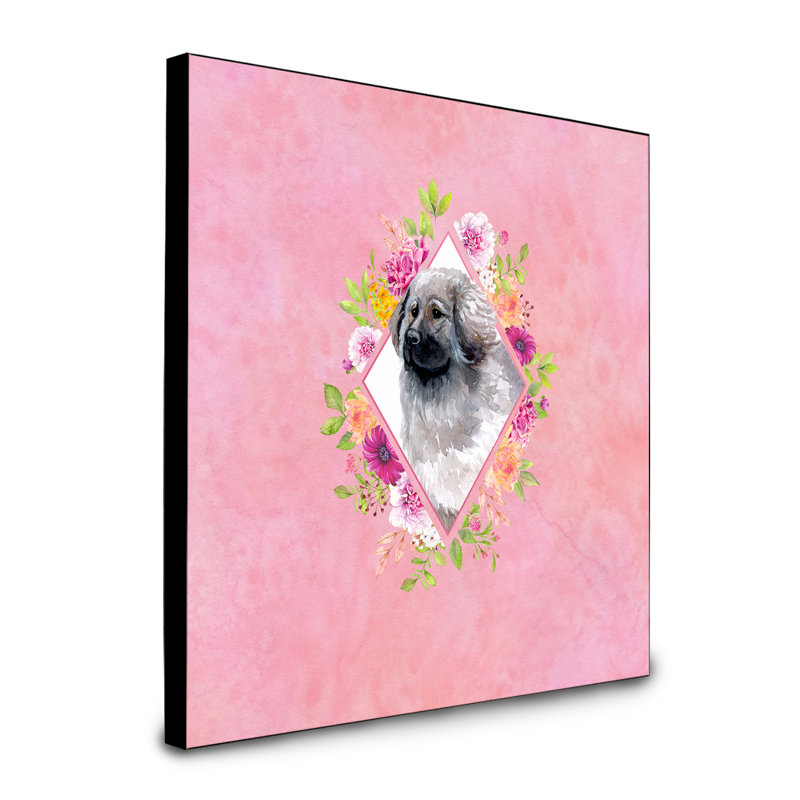 Panneau mural Dollman Flowers, Rose, Chien de garde de Moscou