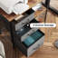 65.02cm H x 74.93cm W Printer Stand with Wheels-1987368227