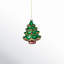 5" Christmas Retro Christmas Tree Ornament, Multicolor