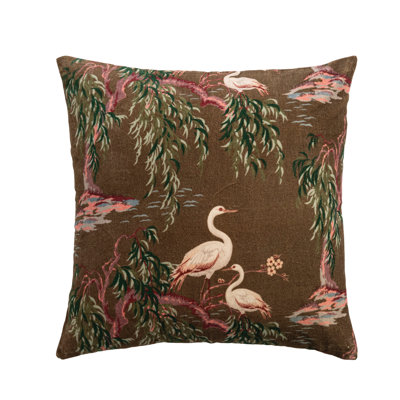 Coussin en velours chinois