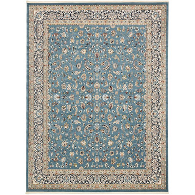 Tapis bleu Jackson Jackson