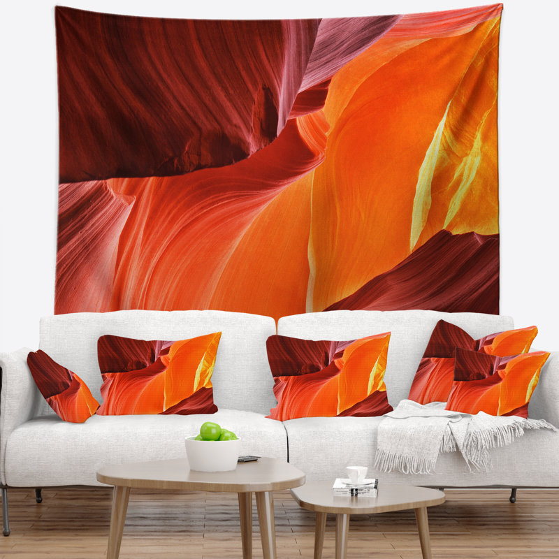 Tapisserie paysage paysage de l'Antelope Canyon, H 78 po x l 92 po