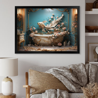 Bathroom Art Deco I - Bath & Laundry Canvas Art Print