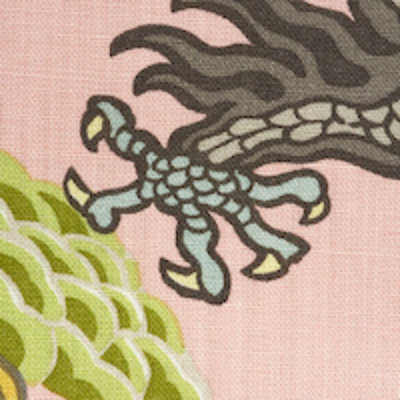 Tissu du dragon de Tchang Maï