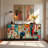 Abstract Artistry, Elegant Storage Cabinet