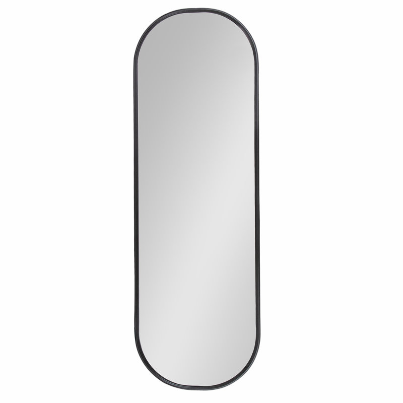 Dashiya Mirror, 16" x 48", Black