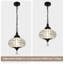 Lustre en cristal noir glamour, lampe suspendue à hauteur réglable moderne pour le salon-1733543187