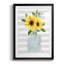 «Sunflower Perfume I», reproduction encadrée de qualité supérieure - prête à être accrochée-1861490491-1861490493