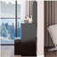 Meuble-lavabo de 37 po avec tiroir de taille moyenne à gauche et tabouret rembourré, très grand miroir coulissant à droite, rangement multicouche à grande capacité, commode pratique et pratique, convient aux grands espaces-429870103