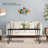 Bertolt Coffee Table with Hairpin Legs - Modern Industrial Style Home Decor - Woodgrain-Look and Steel Accent Living Room Furniture (Black)-1327084329