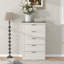 Tall Farmhouse 5 Drawer Dresser