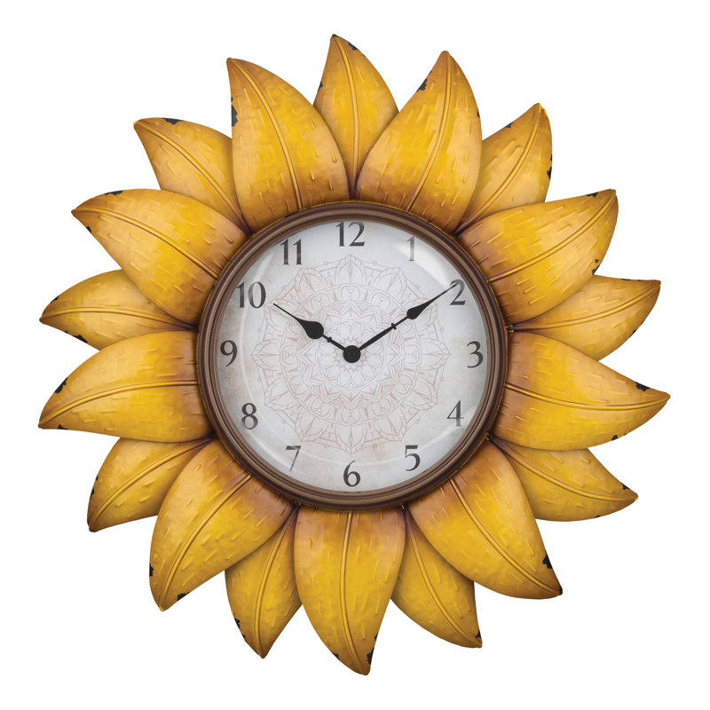 Sunflower Wall Decorations - Clock - Sunflower