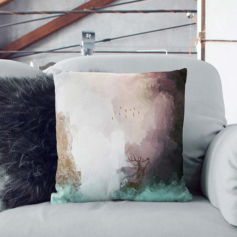 Abstract Square Cushion, 40 x 40 cm
