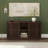 Contour 59" Curved Sideboard/TV Stand with Slat Doors and Open Shelf-1876500213