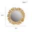 Miroir mural rond doré 30,5 po