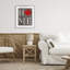 «Maple Leaf Home Typographie», reproduction encadrée sous verre, design par Lil 'Rue-1932851981-1932851970