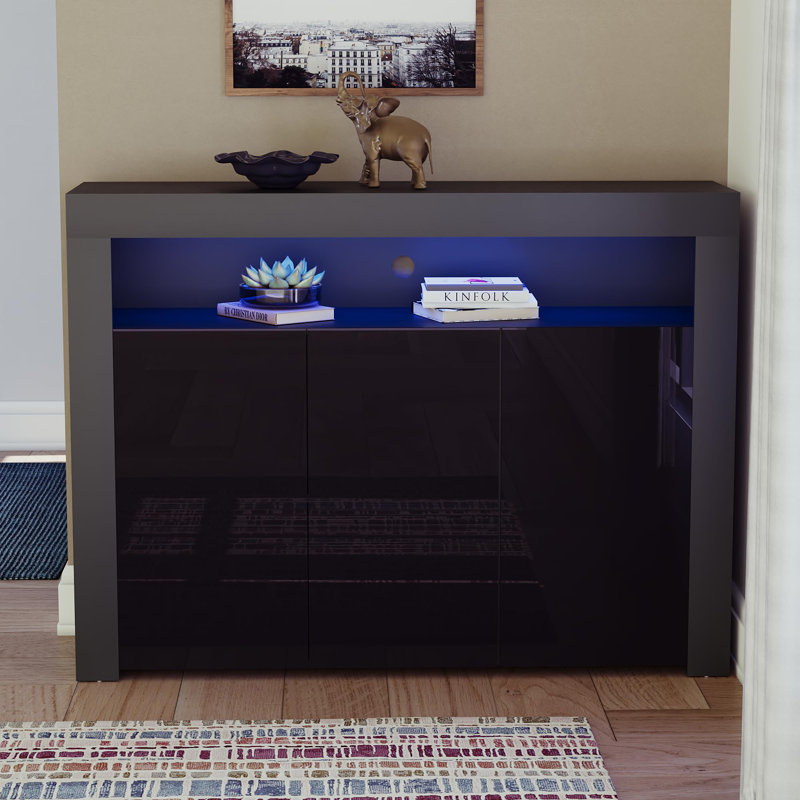 Brebner 130cm Sideboard, Black