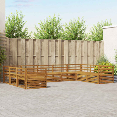 404cm Wide Patio Sectional Set