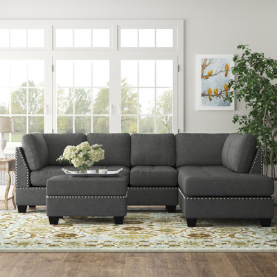 Northwest Upholstered L-Shaped Sectional Reversible