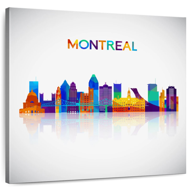 Horizon de Nicci Montréal en couleurs, H 20 po x l 20 po