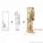360° rotating design Full-length mirror with hanger-554823537